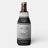 Rafraichisseur De Bouteilles 11ème anniversaire de Mariage en acier (Bottle Devant)