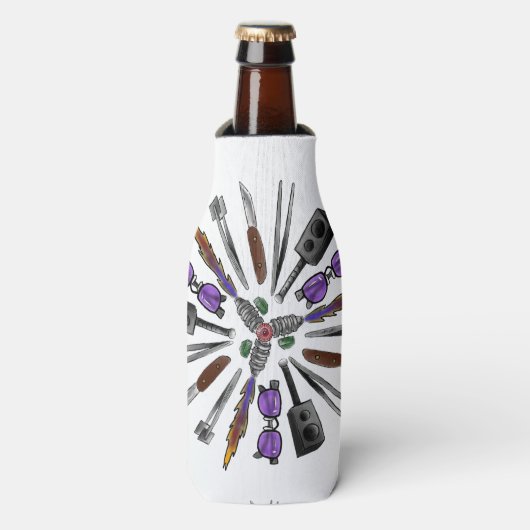 Rafraichisseur De Bouteilles 2021 Rassembler T-shirt Design Coozie (Bottle Devant)