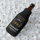 Rafraichisseur De Bouteilles 21st Birthday 2005 Name Legend Chic Black Gold