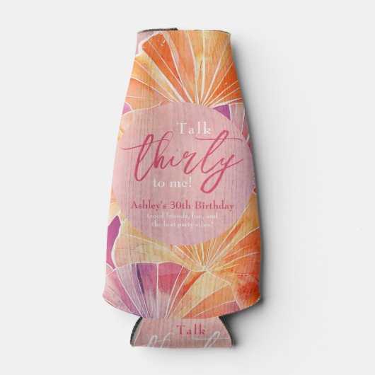 Rafraichisseur De Bouteilles 30e anniversaire parler trente à moi (Devant)