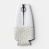 Rafraichisseur De Bouteilles 50 and Fabulous Gold Glitter Photo 50th Birthday (Dos)