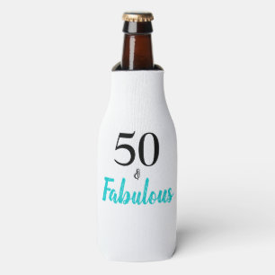 Rafraichisseur De Bouteilles 50 et Fabuleux Turquoise fête d'anniversaire