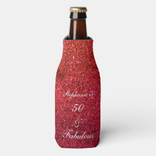 Rafraichisseur De Bouteilles 50 Et Fabulous Birthday Ombre Red Parties scintill