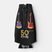 Rafraichisseur De Bouteilles 50 Rocks 50e fête d'anniversaire (Dos)