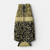 Rafraichisseur De Bouteilles 50e anniversaire Numéro Motif Or/Noir (Dos)