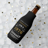 Rafraichisseur De Bouteilles 50th Birthday 1976 Name Legend Chic Black Gold