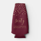 Rafraichisseur De Bouteilles 60e anniversaire triangle d'or Confetti Bourgogne (Devant)