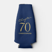 Rafraichisseur De Bouteilles 70e anniversaire Blue Gold (Devant)