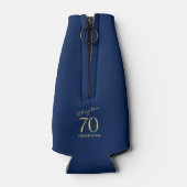Rafraichisseur De Bouteilles 70e anniversaire Blue Gold (Dos)