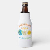 Rafraichisseur De Bouteilles 8 avril 2024 Funny Earth Moon Sun Cute (Bottle Devant)