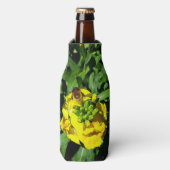 Rafraichisseur De Bouteilles Abeille sur Fleurs Jaunes (Bottle Devant)
