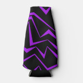 Rafraichisseur De Bouteilles Abstract, bold, vibrant geometric zigzag pattern (Devant)