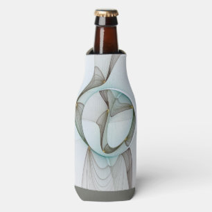 Rafraichisseur De Bouteilles Abstrait Turquoise Brown Gold Elegance