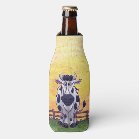 Rafraichisseur De Bouteilles Accessoires Cuisine Cute Cow (Bottle Devant)