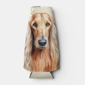 Rafraichisseur De Bouteilles Afghan Hound Dog and Peach Lilies (Devant)