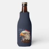 Rafraichisseur De Bouteilles Aigle à drapeau américain (Bottle Devant)