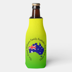 Rafraichisseur De Bouteilles Ajouter un nom Année Australie Jour BBQ Stubby Ho