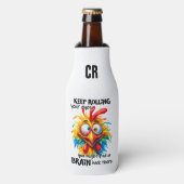 Rafraichisseur De Bouteilles Ajouter vos initiales/ Ajouter du texte sur le Gla (Bottle Devant)