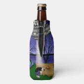 Rafraichisseur De Bouteilles Alien d'enlèvement extra-terrestre (Bouteille Dos)
