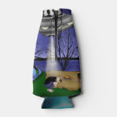 Rafraichisseur De Bouteilles Alien d'enlèvement extra-terrestre (Dos)