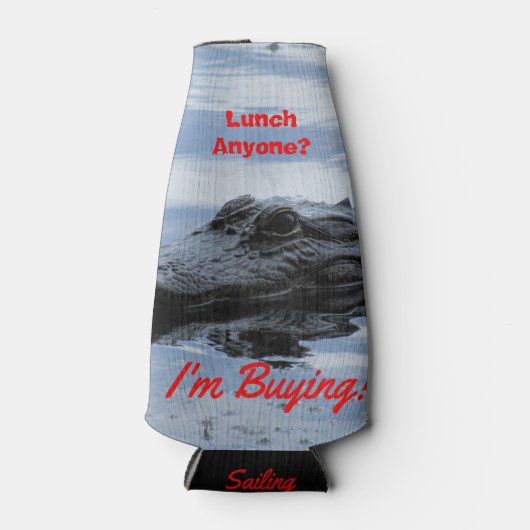 Rafraichisseur De Bouteilles Alligator Lunch Invitation Bouteille Beverage Cool (Devant)