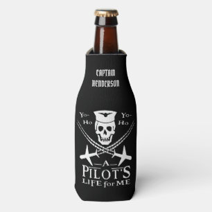 Rafraichisseur De Bouteilles Amusant avion-pilote à crâne Pirate Humour Pers
