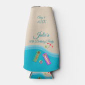 Rafraichisseur De Bouteilles Anniversaire de la plage (Devant)