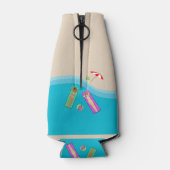 Rafraichisseur De Bouteilles Anniversaire de la plage (Dos)