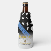 Rafraichisseur De Bouteilles Anniversaire de la retraite de la police Indicateu (Bottle Devant)