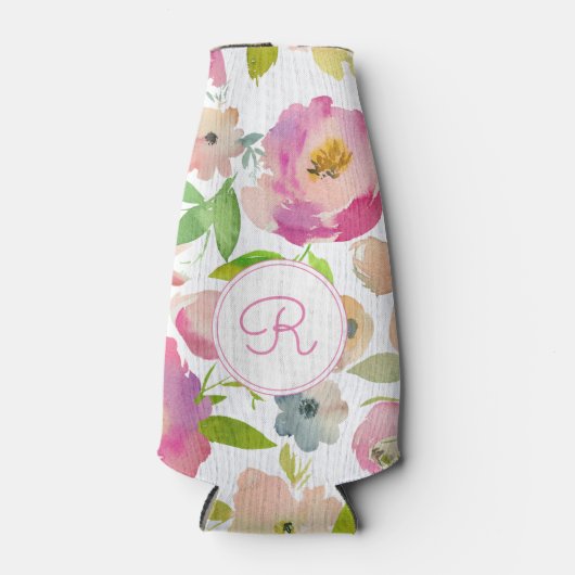 Rafraichisseur De Bouteilles Aquarelle Boho Pastel (Devant)