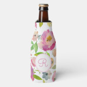 Rafraichisseur De Bouteilles Aquarelle Boho Pastel (Bottle Devant)