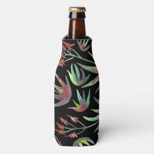 Rafraichisseur De Bouteilles Aquarelle succulente de jardin de fleurs de Vera