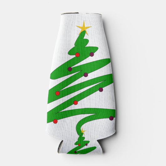 Rafraichisseur De Bouteilles Arbre de Noël vert (Devant)