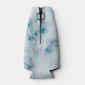 Rafraichisseur De Bouteilles Arrière - plan de texture bleu marbre (Dos)