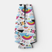 Rafraichisseur De Bouteilles Arrière - plan du crâne arc-en-ciel emo adolescent (Dos)