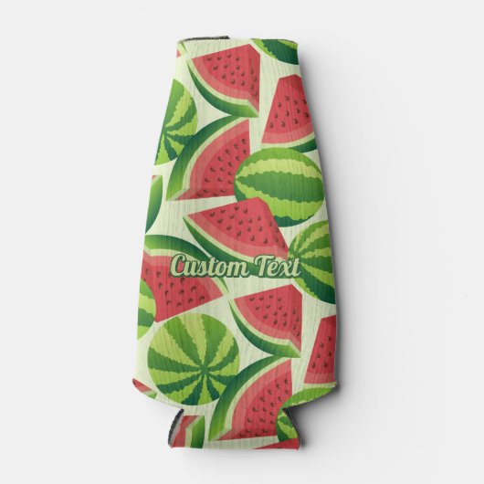 Rafraichisseur De Bouteilles Arrière - plan sans couture de pastèque (Devant)