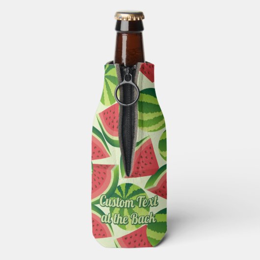 Rafraichisseur De Bouteilles Arrière - plan sans couture de pastèque (Bouteille Dos)