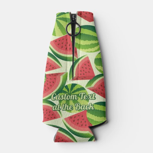 Rafraichisseur De Bouteilles Arrière - plan sans couture de pastèque (Dos)