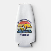 Rafraichisseur De Bouteilles Australie Voyage Cute Kangaroo Sunset Custom (Devant)