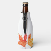 Rafraichisseur De Bouteilles Automne Automne Feuille orange Mariage d'aquarelle (Bouteille Dos)