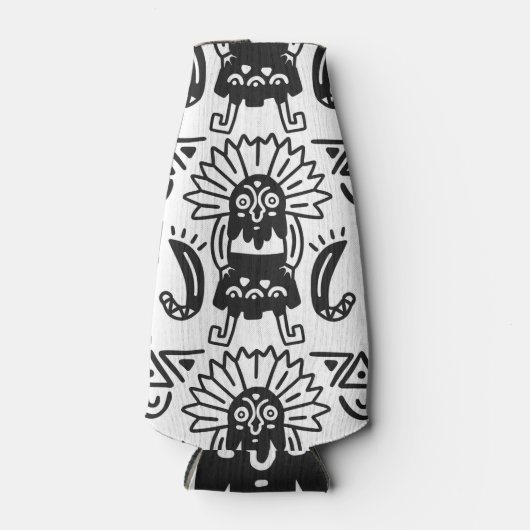 Rafraichisseur De Bouteilles Aztec Art - Motif Lizard (Devant)