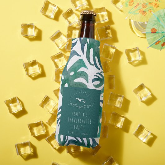 Rafraichisseur De Bouteilles Bachelorette Party Tropical Beach (Été in situ)