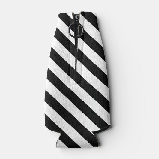 Rafraichisseur De Bouteilles Bandes à angle noir et blanc (Dos)