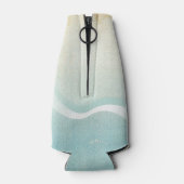 Rafraichisseur De Bouteilles Beach House Pêcheur nautique Aqua Blue ID623 (Dos)