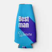 Rafraichisseur De Bouteilles Best Man | Script Style Custom Wedding Seltzer (Devant)