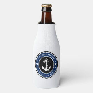 Rafraichisseur De Bouteilles Bienvenue à bord de votre bateau Nom Ancre Stars M