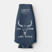 Rafraichisseur De Bouteilles Bière de la fête de bachelorette de la marine bleu (Devant)