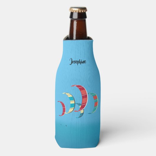 Rafraichisseur De Bouteilles Blue Kite Surfing (Bottle Devant)