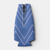 Rafraichisseur De Bouteilles Blue, moderne, simple, cool, trendy zigzag (Dos)