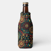 Rafraichisseur De Bouteilles Bot en mousse de Cyan réfrigéré "Motifs inspirés d (Bottle Devant)